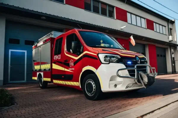 OSP Dobczyce interweniowało przy pomocy ZRM i miejscowym zagrożeniu