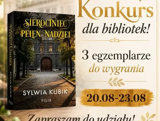 Konkurs z okazji premiery książki – wygraj egzemplarz dla swojej biblioteki