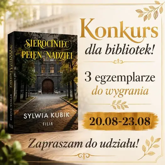 Konkurs z okazji premiery książki – wygraj egzemplarz dla swojej biblioteki