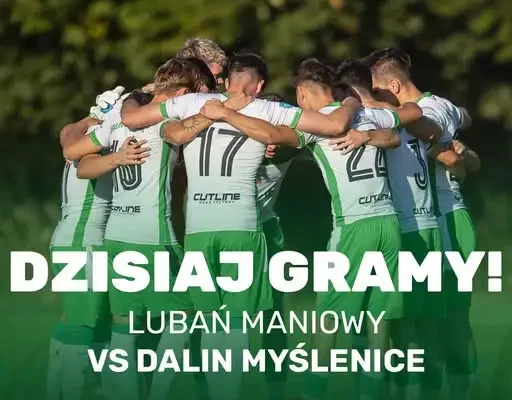 Piłkarze Dalinu Myślenice zagrają dziś na wyjeździe z Lubaniem Maniowy