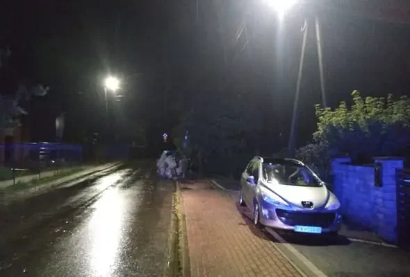 OSP Stojowice usuwało skutki nawałnic – 10 interwencji w gminie Dobczyce