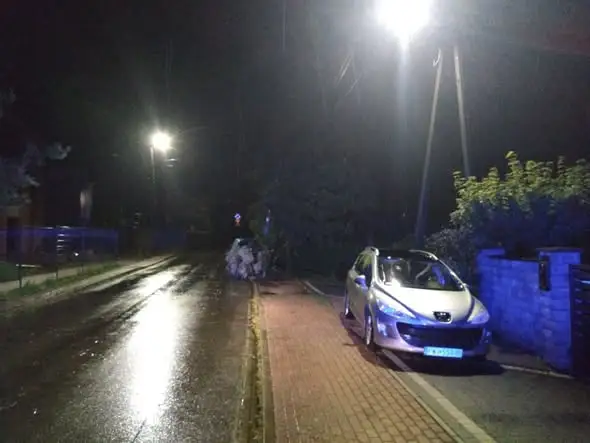 OSP Stojowice usuwało skutki nawałnic – 10 interwencji w gminie Dobczyce