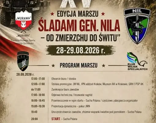 XV Marsz Śladami Gen. Nila „Od Zmierzchu do Świtu” – 47 km nocą w górach