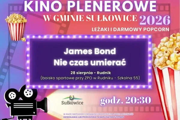 Kino plenerowe w Rudniku: James Bond na dużym ekranie już dziś!