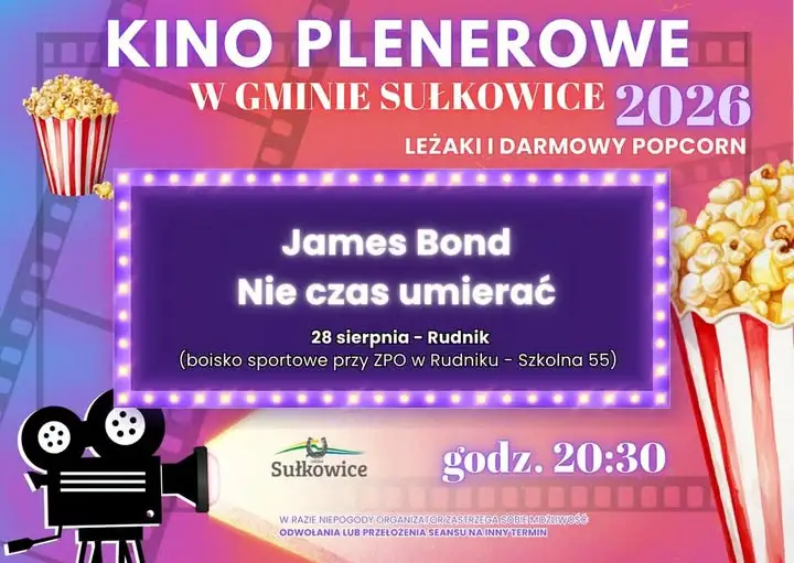 Kino plenerowe w Rudniku: James Bond na dużym ekranie już dziś!