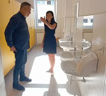 Raciechowice: nowe łazienki w szkole gotowe na nowy rok szkolny