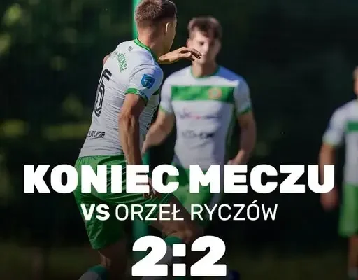 Dalin Myślenice remisuje 2:2 z Orłem Ryczów w meczu wyjazdowym
