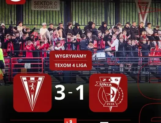 Pcimianka Pcim pokonuje Unię Tarnów 3:1 w emocjonującym meczu