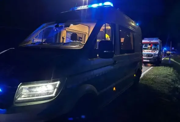 Wypadek trzech aut w Zawadzie Lanckorońskiej. Dwie osoby ranne