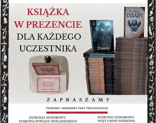 Narodowe Czytanie w Wiśniowej: „Dziady” w teatralnej odsłonie i książka w prezencie