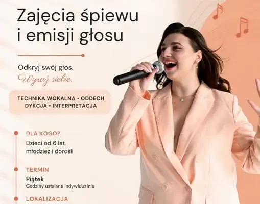 Rozwijaj swój głos – nowe zajęcia wokalne w SOK Sulkowice