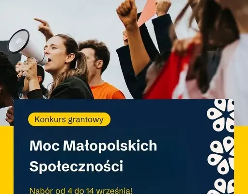 Rusza nowy nabór w konkursie „Moc Małopolskich Społeczności” – wnioski tylko do 14 września