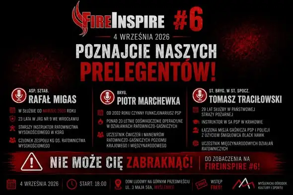 FireInspire #6 już w piątek w Myślenicach – wstęp wolny!