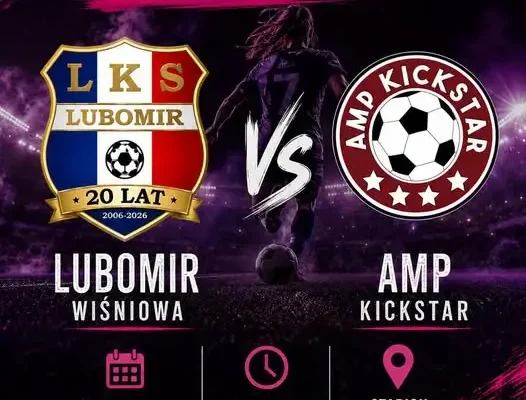 Lubomir Wiśniowa podejmuje AMP Kickstar w 2. kolejce 5. Ligi Małopolskiej