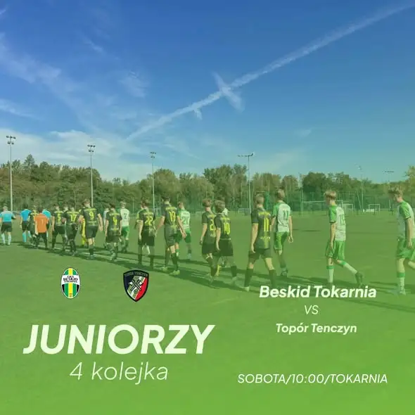 Piłkarska sobota w Tokarni i Myślenicach – juniorzy i seniorzy Beskidu w akcji