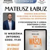 Spotkanie autorskie z dr Mateuszem Łabuzem w bibliotece w Myślenicach
