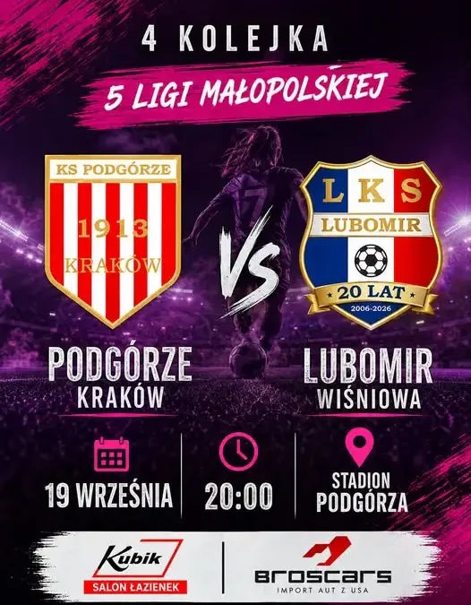Lubomir Wiśniowa jedzie do Krakowa walczyć z liderem 5. ligi małopolskiej