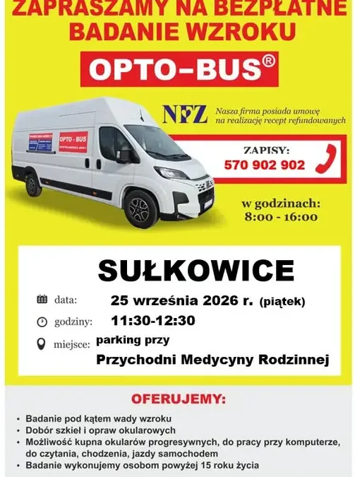 Bezpłatne badanie wzroku w Bierłowicach – 25 września