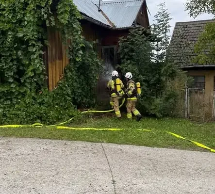 Ćwiczenia bojowe OSP Lubień i jednostek sąsiednich na własnym terenie