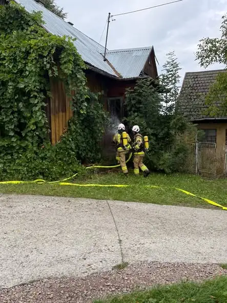 Ćwiczenia bojowe OSP Lubień i jednostek sąsiednich na własnym terenie