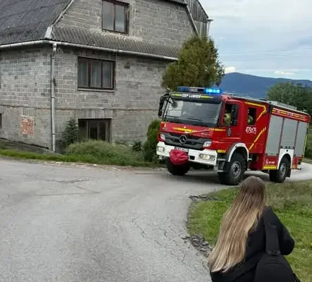 Ćwiczenia bojowe OSP Lubień i sąsiednich jednostek na własnym terenie