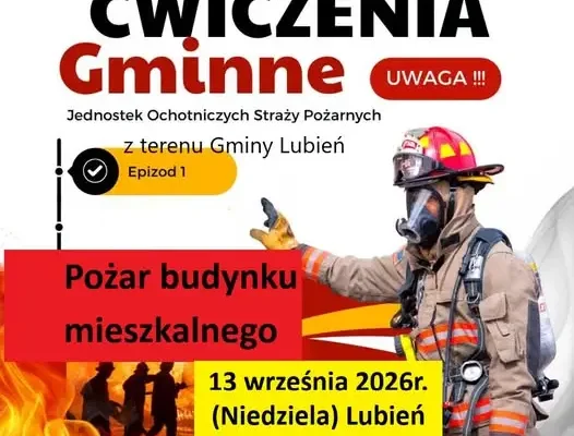 Gminne manewry OSP w Lubniu na Roli Brzegi – niedziela 13 września