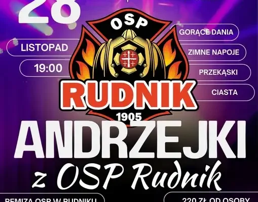 Andrzejki 2026 z OSP Rudnik – zapisy już trwają