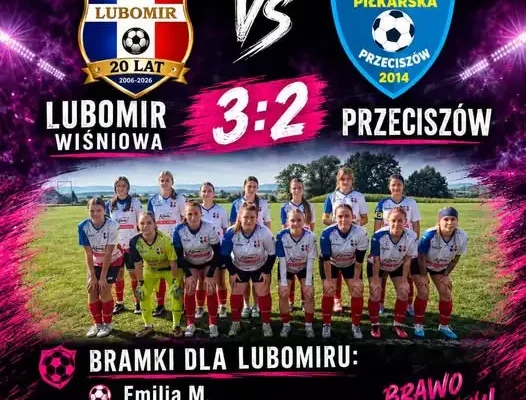 Lubomir Wiśniowa wygrywa na wyjeździe z Przeciszowem 3:2
